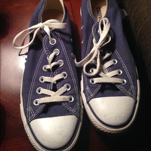 Blue converse size 8