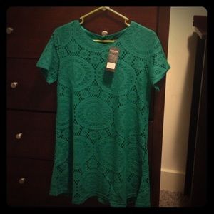 NWT Green lace dress