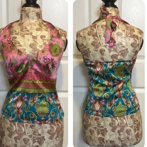 ETCETERA GORGEOUS top! 💚💙🌺💝