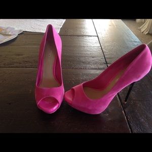Aldo hot pink stiletto heels