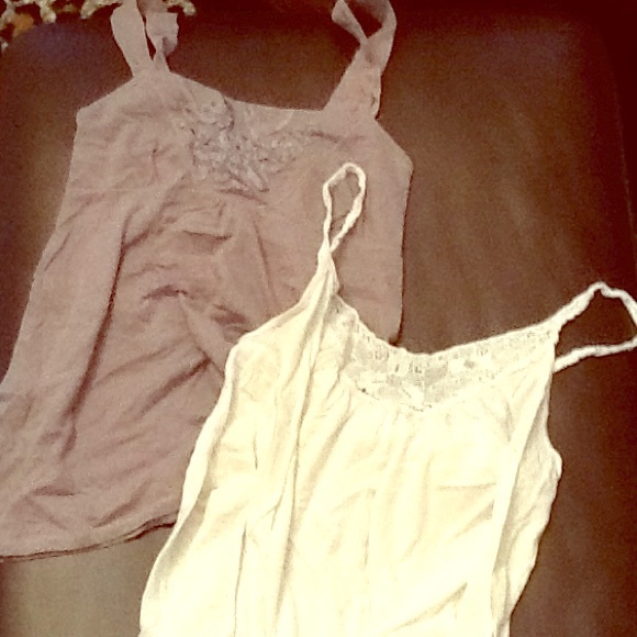 AEO grey and cream tank bundle!