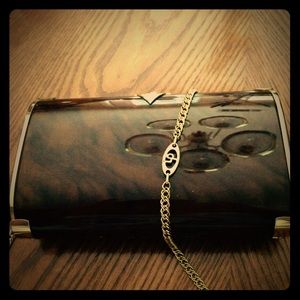 Vintage Ipes Lucite/Leather Handbag or Clutch.