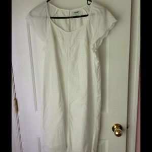 White 100% cotton dress
