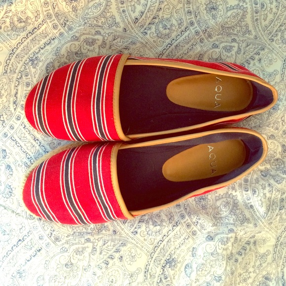 Aqua espadrilles