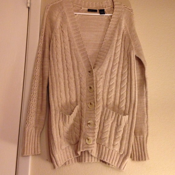 Tan/cream cardigan
