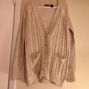 Tan/cream cardigan