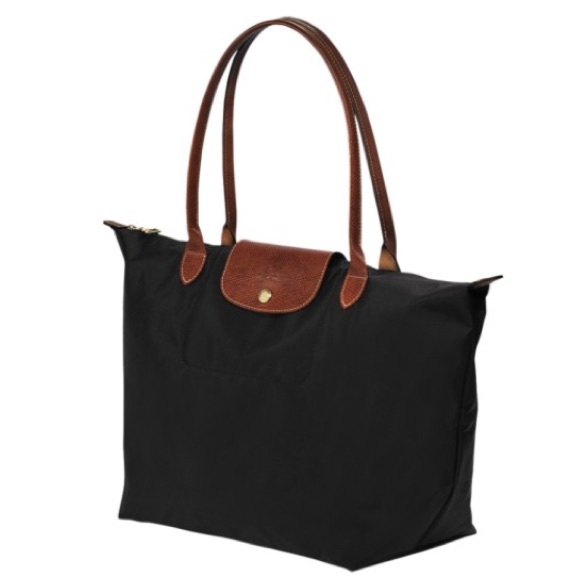 Longchamp Handbags - longchamp le pliage tote medium black good condtn