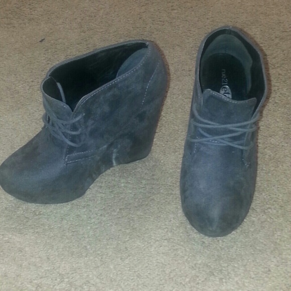 Grey booties