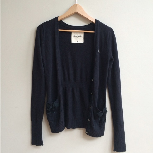 Abercrombie Black Cardigan