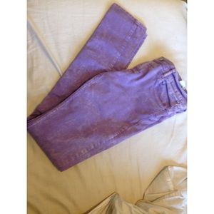 Pastel lilac skinny jeans