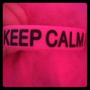 keep calm&swag on bracelet