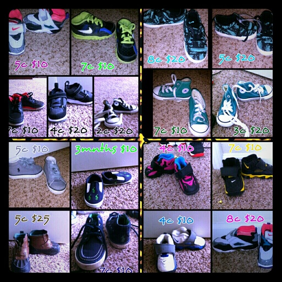 Kids size 3months-8c shoes for boys