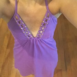 Victoria's Secret Purple Bra-Top Dress