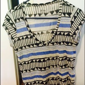 Madewell geometric print top