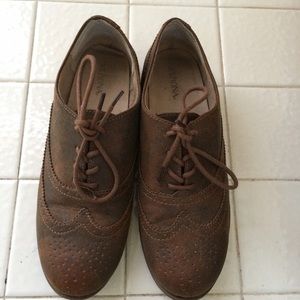 Brown Oxfords