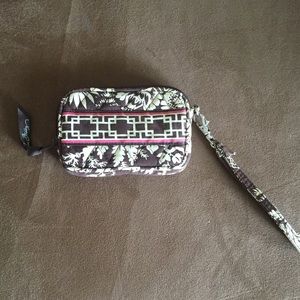 Brown Vera Bradley Wristlet