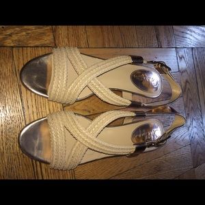 New Cole Haan Pink/Gold Sandal 36.5 6.5
