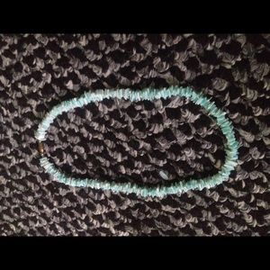 Turquoise and White Necklace