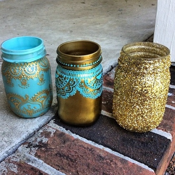 NEW STYLES👇🏻Bohemian Mason Jars *READ BELOW 1ST - Picture 3 of 4