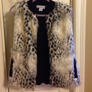 Furry feaux vest