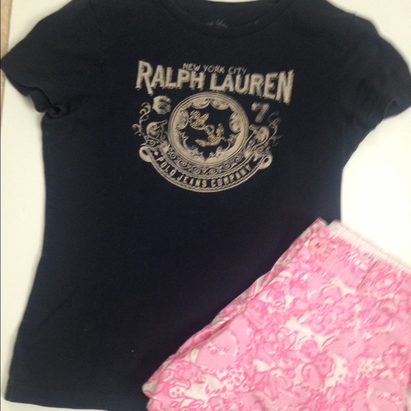 Navy Ralph Lauren Tee - Picture 1 of 2