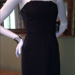 Express half leather dress