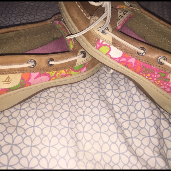 Lilly inspired pattern women's Sperry Top-Sider