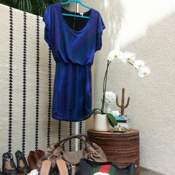 Splendid Blue and Purple Dress