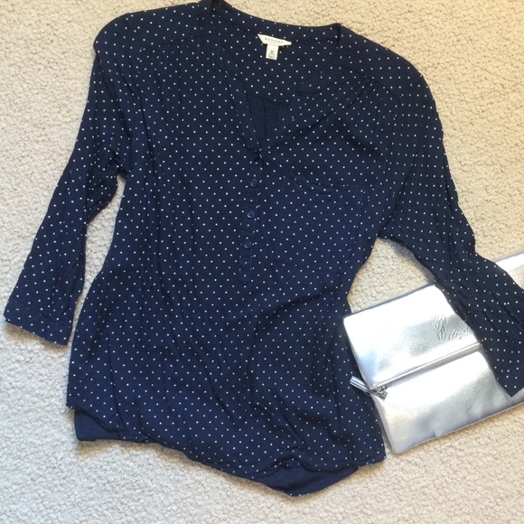 Navy Blue Top, Star and Moon