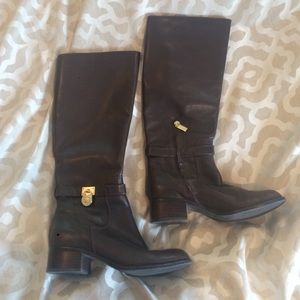 Michael Kors Brown Leather Boots