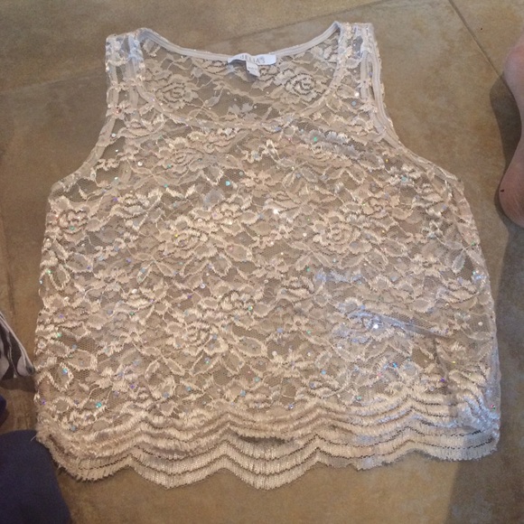 A lace shirt