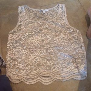 A lace shirt