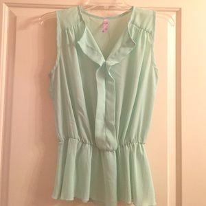 Seafoam Green Tank