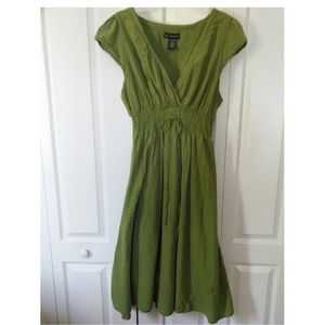 Plus size 22w/24w bright green flowy summer dress