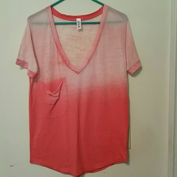 Orange ombre top, x-small