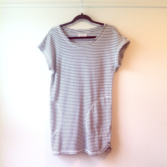 Max Studio Striped Shift Tunic Dress