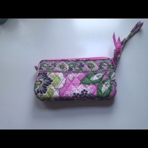 Priscilla Pink Vera Bradley Wristlet