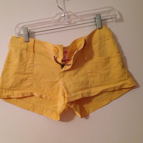 Target yellow shorts
