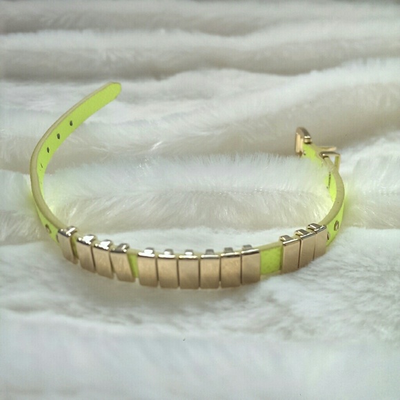 MK neon gold bracelet