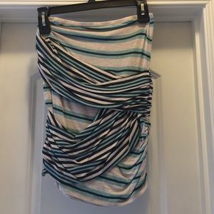 MSSP striped cotton tube top