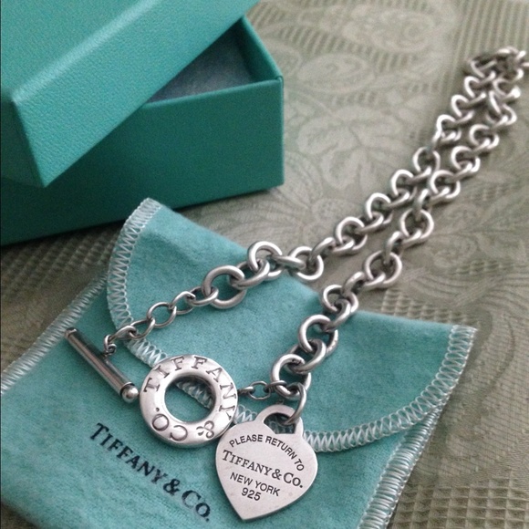 Tiffany Toggle Necklace, Like New