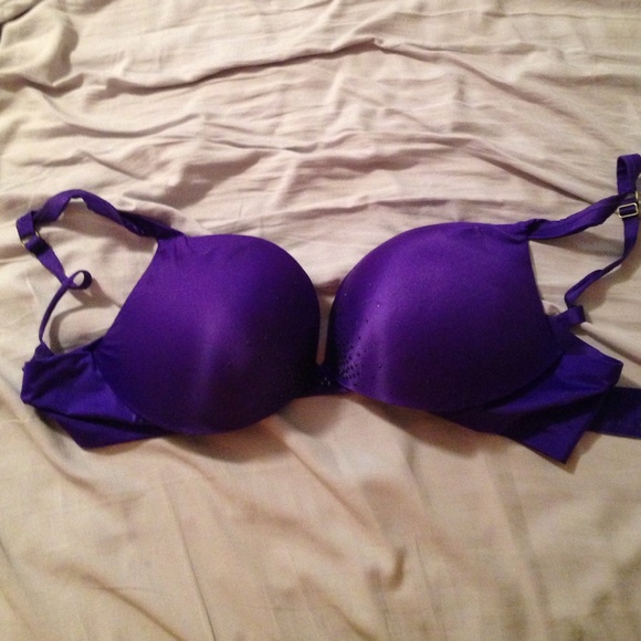 💜Purple rhinestone bra💜