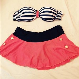 Two piece bathing suit
