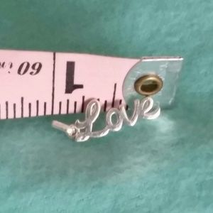 SALE  gorgeous silver love charm 4 blt or nkl