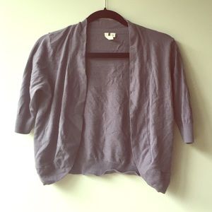 Purple Bolero Cardigan