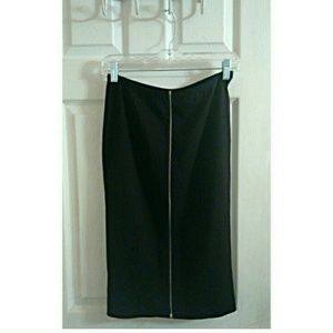 Urban Outfitters Black mid Zipper Skirt