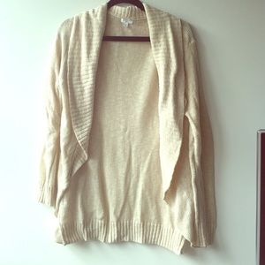 Oatmeal Open Cardi