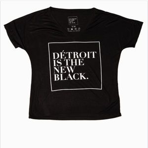 ⚡️Detroit Is The New Black VNeck Woodward Shirt XL