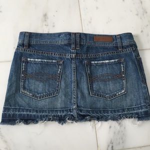 Abercrombie and Fitch denim mini