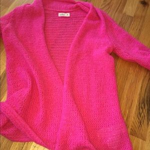 Pink Hollister Cardigan